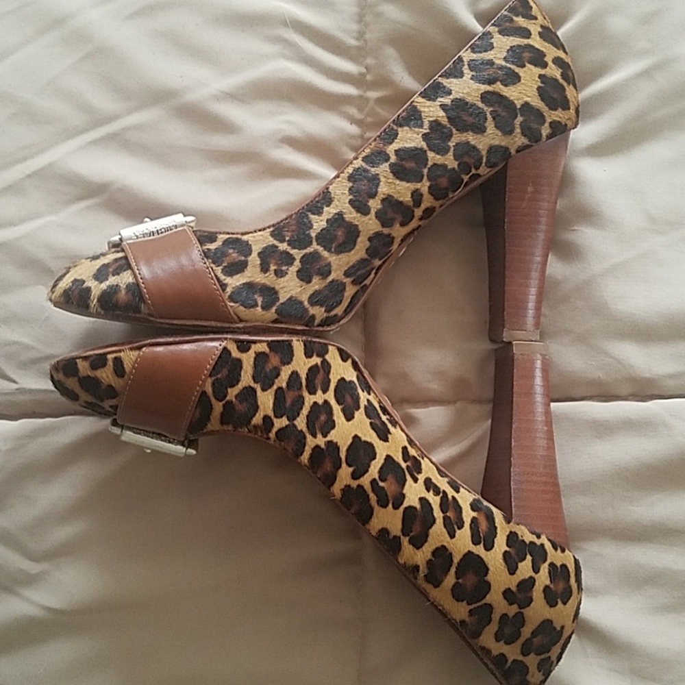 Leopard print Michael Kors heels - Picture 3 of 7
